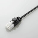【9日20時〜限定クーポン!10日は要エントリーでポイント抽選!】ELECOM エレコムLANケーブル CAT6 1m 爪折れ防止コネクタ スリム ブラック L...