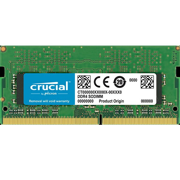 crucial クルーシャルノートPC用 メモリ PC4-19200 DDR4-2400 4GBx1枚 CL17 260pin CT4G4SFS824A(2424344)送料無料