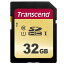 Transcend ȥ󥻥SDHC 32GB UHS-I U1 TS32GSDC500S(2451194)̵