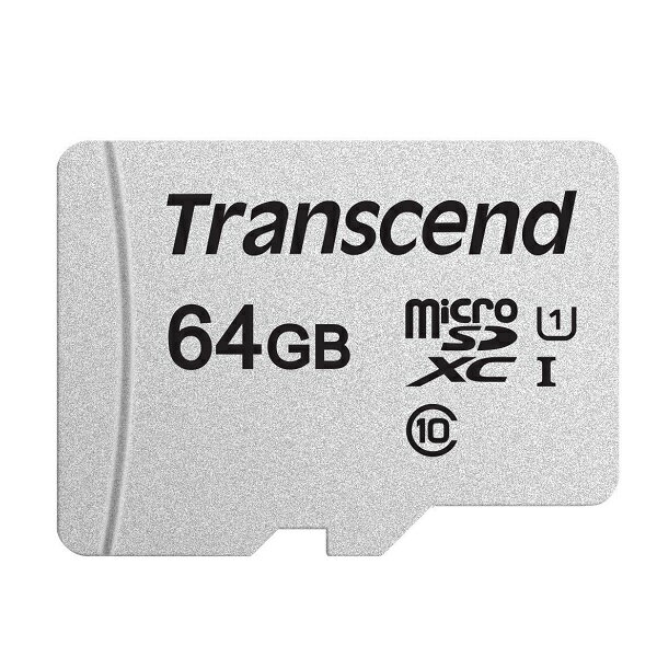 Transcend トランセンドmicroSDXC 64GB UHS-I U1 TS64GUSD300S(2451202)送料無料