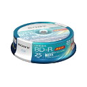 【5日は24時間限定クーポン配布&ポイントアップ】SONY ソニーBD-R 25GB 6倍速 20枚 スピンドル 20BNR1VJPP6(2445874)送料無...