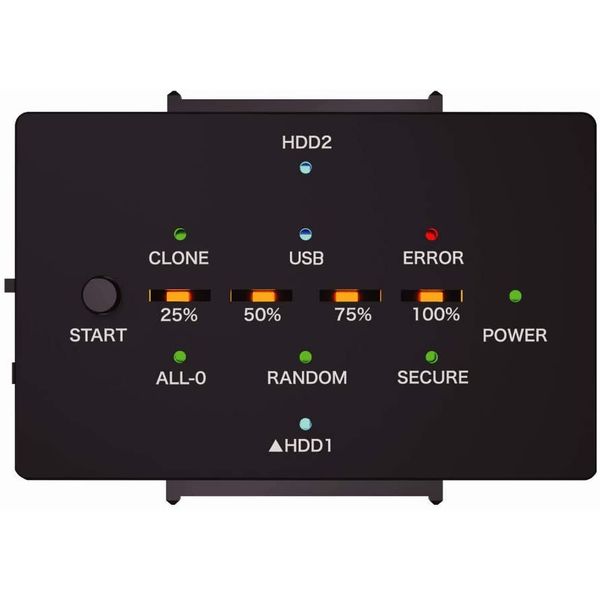 【15日は24時間限定クーポン配布！】Groovy グルービーHDD/SSD 複製＆データ消去アダプター ブラック UD-3101CLER(2499674)送料無料