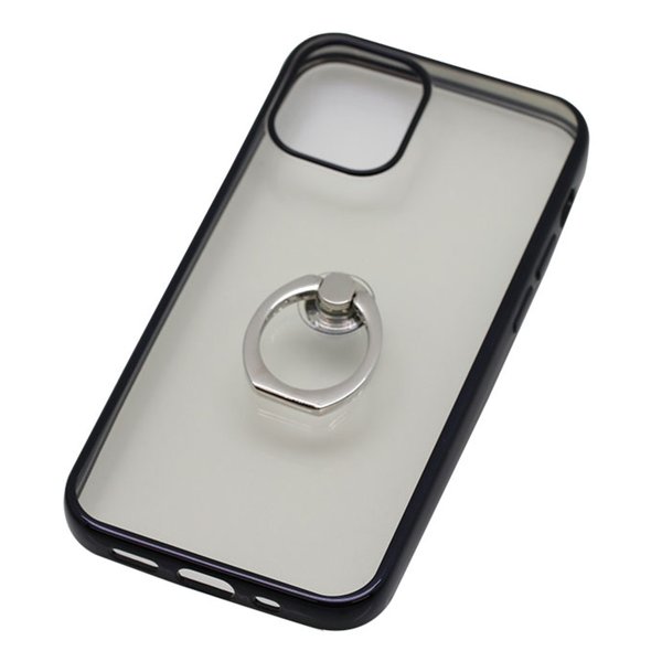 Rakuten - 【20日はエントリーで最大5000ポイント】BAUT バウトiPhone2020 5.4inchリング付ケースメッキBK BJI2001BK(2504190)代引不可