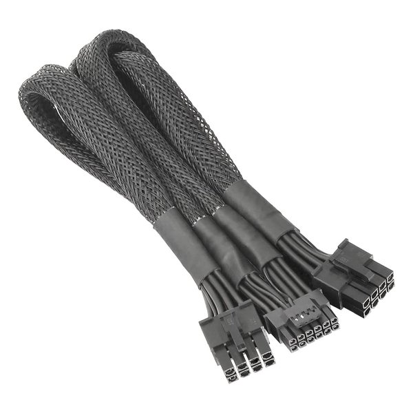 Thermaltake サーマルテイクSleeved PCIe Gen 5 Splitter Cables Dual 8Pin to 12 4Pin AC-063-CN1NAN-A1(2557416)