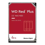【3/25限定★抽選で2人に1人最大100%ポイントバック！要エントリー】クーポン配布Western Digital ウエスタンデジタルWD 4TB HDD Red Plus NAS ハードディスクドライブ 3.5 WD40EFPX(2555371)送料無料