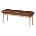 【30日限定クーポン配布】東谷 アズマヤエコモ ベンチ ブラウン 幅110×奥行き35×高さ44cm HOC-150BR(2559844)代引不可