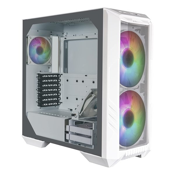 Cooler Master クーラーマスターHAF 500 White ホワイト H500-WGNN-S00(2541860)代引不可 送料無料