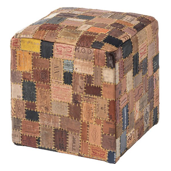 【15日は24時間限定クーポン配布】東谷 アズマヤキューブスツール ブラウン 約幅40×奥行き40×高さ44cm FAB-007(2559804)代引不可