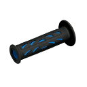 DAYTONA デイトナPRO-GRIP スーパーバイクグリップ#724 耐震GEL 120mm 貫通 ブラック/ブルー D98065(2451516)送料無料