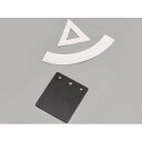 【スーパーSALE要エントリーで最大300%ポイントバック】リフレクター 原付2種表示ステッカーベース フラットタイプ D69687(2298558)代引不可