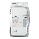 【5日は24時間限定クーポン配布&ポイントアップ】ELECOM エレコムCD/DVDケース/セミハード/ファスナー付/96枚入/ホワイト CCD-H96WH(2...