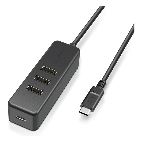 6/1ץȥ꡼2ͤ1ͥݥȥХåP2ܡݥۡELECOM 쥳PDб USB Type-C HUB USB2.0 ֥å U2HC-T431PBK(2510574)̵