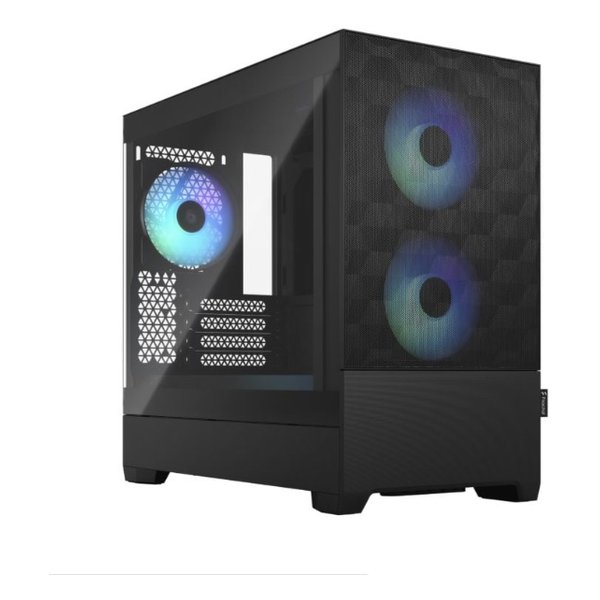 6/1限定★要エントリー2人に1人ポイントバック！全品P2倍＆クーポン配布！Fractal Design フラクタルデザインPop Mini Air RGB Black TG Clear Tint ミニタワー型PCケース FD-C-POR1M-06(2546851)代引不可 送料無料