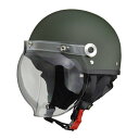 【30日限定クーポン配布】LEAD工業 リードコウギョウCROSS CR-760 ハーフヘルメット マットグリーン CROSS CR-760 ハーフヘルメット ...