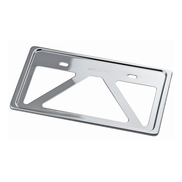 【20日は24時間限定クーポン配布】DAYTONA デイトナ軽量ナンバープレートホルダー リフレクター無し Lサイズ 126cc以上用 クローム D99669(2492173)送料無料