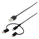 【5/1は24時間限定ポイントアップ&お得なクーポン配布中!】WAN TO BE ワントゥービーmicroUSB ライトニング Type-C&Lightning...