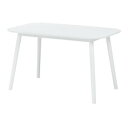 【スーパーSALE要エントリーで最大300%ポイントバック】萩原 ハギハラダイニングテーブル幅120×高さ70cm ホワイト BT-8626WH(2536399...