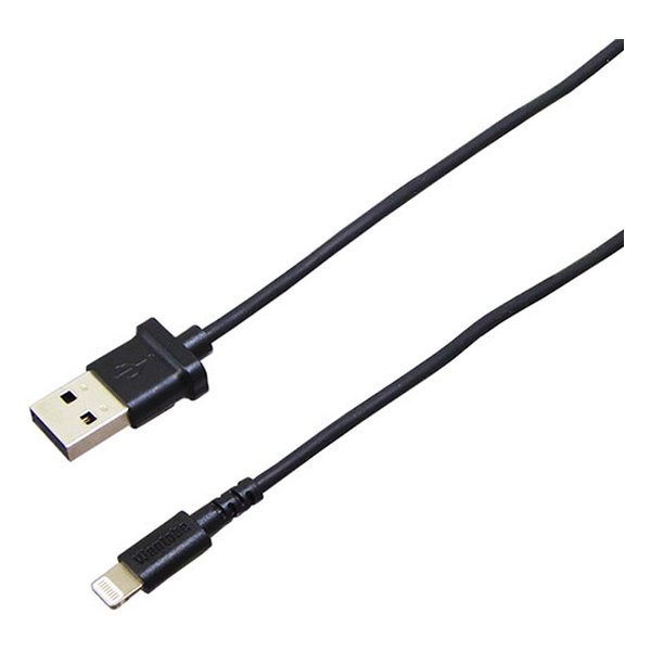 【18日は24時間限定クーポン配布！】WAN TO BE ワントゥービーMFi認証LightningUSBケーブル1m 黒 WLC100K(2507479)代引不可