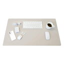 【スーパーSALE要エントリーで最大300%ポイントバック】MOTTERU モッテルデスクマット アイボリー マウス操作も可能 MOTDESKMATIV(253...