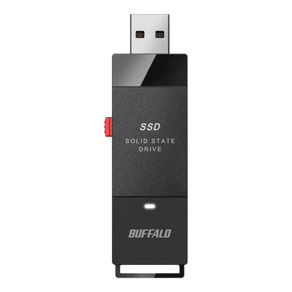 BUFFALO ХåեդSSD ݡ֥ USB3.2 Gen1 ƥå 500GB TVϿб SSD-PUT500U3BC/D(2545475)̵