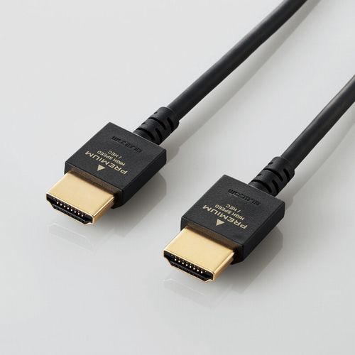 ELECOM 쥳餫 PremiumHDMI֥ 2.0m DH-HDP14EY20BK(2471837)̵