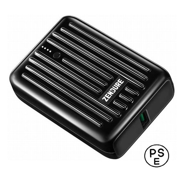 Zendure ゼンデュアZendure Supermini モバイルバッテリー 10000mAh ブラック ZDSM10PDB(2499016)送料無料