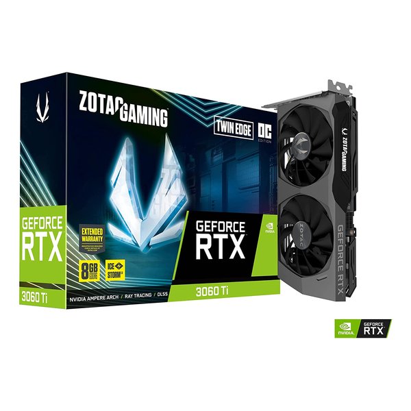 忠実度の高い増幅されたゲームを生み出す!ZOTAC ゾタックグラフィックボート GF RTX3060Ti 8GB LHR ZTRTX3060TITWINEDGEOC-8G(2516177)送料無料