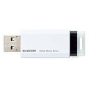 【マラソン期間中お得なクーポン配布！】ELECOM エレコム外付けSSD ノック式 USB-A接続 PS5/PS4、録画対応 ホワイト ESD-EPK0500GWH(25..