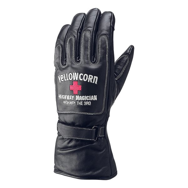 【25日は24時間限定クーポン配布】YeLLOW CORN イエローコーンレザーウィンターグローブ ブラック LLサイズ G-2000WBKLL(2516369)送料無料