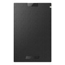 【9日20時〜限定クーポン!10日は要エントリーでポイント抽選!】BUFFALO バッファロー外付けSSD 500GB ブラック SSD-PG500U3-B/C...