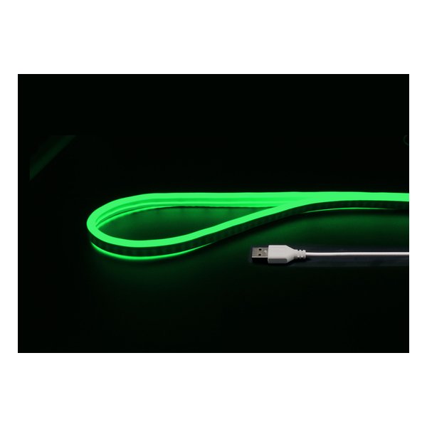 【マラソン期間クーポンあり！11/5は要エントリーで2人に1人ポイントバック！】日本トラストテクノロジー ニホントランステクノロジUSBネオンチューブライト2m グリーン NEONLT2M-GR(2521782)送料無料