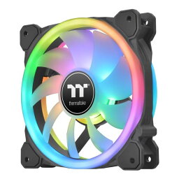 【5/1限定★抽選で2人に1人最大100%ポイントバック要エントリー】クーポンも配布Thermaltake サーマルテイクPCケースファン SWAFAN 12 RGB Radiator Fan TT Premium Edition -3 CLF137PL12SWA(2558907)代引不可 送料無料