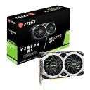 【4/1エントリーでポイント5倍＆ポイントバック！】MSI エムエスアイGF GTX1660 6GB PCI-E GEFORCEGTX1660SUPERVENXS(2486613)送料無料 その1