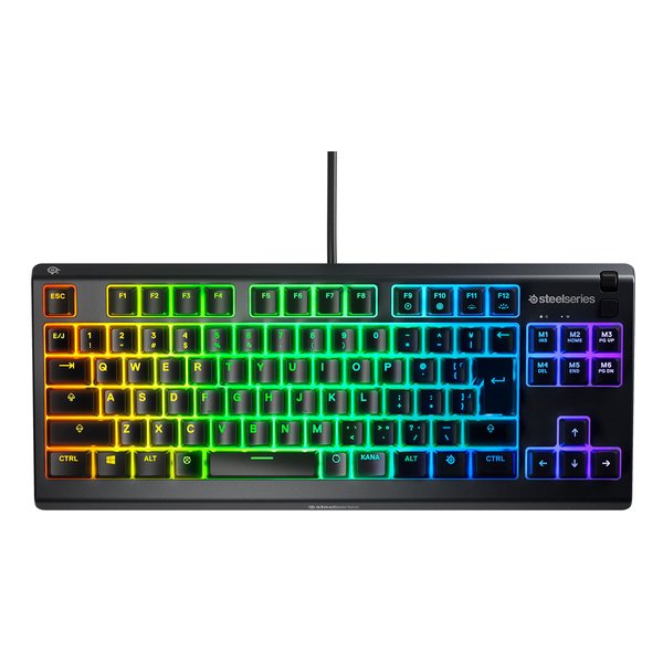 SteelSeries スティールシリーズゲーミングキーボード Apex 3 TKL JP 有線 /USB Q64835J(2530460)送料無料