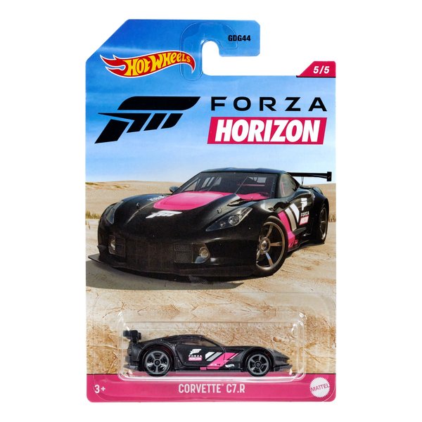 6/1限定★要エントリー2人に1人ポイントバック！全品P2倍＆クーポン配布！mattel マテルミニカー Hot Wheels FORZA HORIZONコルベット C7.R GRP37(2531121)