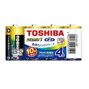 【30日限定クーポン配布】TOSHIBA 東芝東芝 アルカリ1 乾電池 単2形 4本入りパック LR14AN4MP(2522463)送料無料