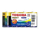 TOSHIBA 東芝東芝 アルカリ1 乾電池 単1形 4本入りパック LR20AN4MP(2522467)送料無料