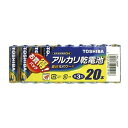 【15日は24時間限定クーポン配布&要エントリーでポイント抽選!】TOSHIBA 東芝東芝 アルカリL 単3形 20本入りパック LR6L20MP(252247...