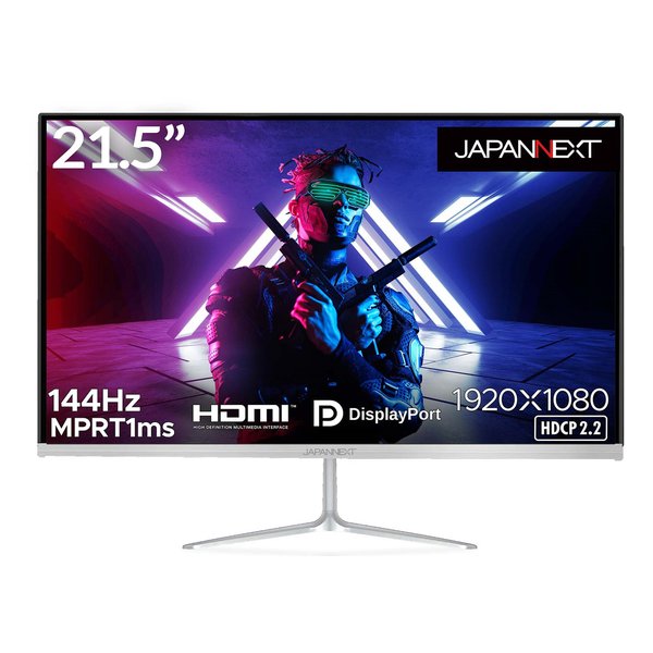 【6/5限定要エントリー2人に1人ポイントバック！全品P2倍＆クーポン配布！】JAPANNEXT ジャパンネクスト21.5インチゲーミングモニター フルHD（1920×1080）/TNパネル/非光沢 JN-T215FLG144FHD(2544503)送料無料