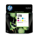 【5千円以上でポイント4倍★クーポンも配布】HP ヒューレットパッカードHP 178 純正4色マルチパック インクカートリッジ 黒/シアン/マゼンタ/イエロー CR281AA(2259712)代引不可 送料無料