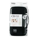 【5日は24時間限定クーポン配布&ポイントアップ】ELECOM エレコムCD/DVDケース/セミハード/ファスナー付/96枚入/ブラック CCD-H96BK(2...