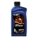 【スーパーSALE要エントリーで最大300%ポイントバック】elf エルフバイク用 2st エンジンオイル MOTO 2 OFF ROAD SAE30 分離・混...