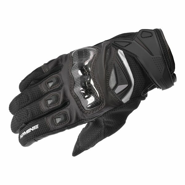 【10日は24時間限定クーポン配布】KOMINE コミネGK-224 CARBON LEATHER MESH GLOVES BR L 06-224/BR/L(2531656)代引不可 送料無料