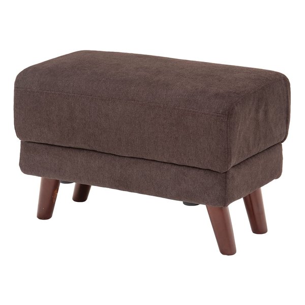 【5日は24時間限定クーポン配布】萩原 ハギハラオットマン 約 幅60×奥行35×高さ31/42cmダークブラウン ブライトOT-DBR(2539852)代引不可