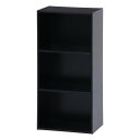 【30日は24時間限定クーポン配布】不二貿易 フジボウエキカラーボックス 3段 幅41.8cm ブラック HP943(2542984)代引不可