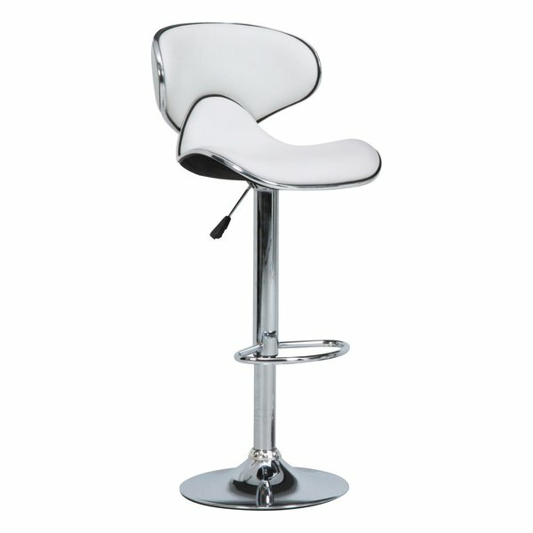 不二貿易 フジボウエキカウンターチェア シェル ホワイト SP-3041-3(2543352)代引不可