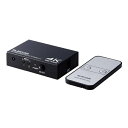 【5/1は24時間限定ポイントアップ&お得なクーポン配布中!】ELECOM エレコムHDMI切替器 2ポート 専用リモコン付き 4K 60Hz 18Gbps D...