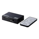 【6/1は24時間限定ポイントアップ&お得なクーポン配布!】ELECOM エレコムHDMI切替器 3ポート 専用リモコン付き 4K 60Hz 18Gbps DH-SW4KP31BK DHSW4KP31BK(2544448)送料無料(2)