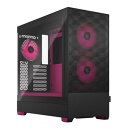 【5日は24時間限定クーポン配布&ポイントアップ】Fractal Design フラクタルデザインミドルタワーPCケース Pop Air RGB Magenta Core TG Clear Tint ZOA専売モデル FD-C-POR1A-03(2546867)送料無料(2)