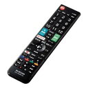 【18日は24時間限定クーポン配布!】ELECOM エレコムかんたんTVリモコン第2弾 シャープ・アクオス用 ブラック ERC-TV02BK-SH(254101...